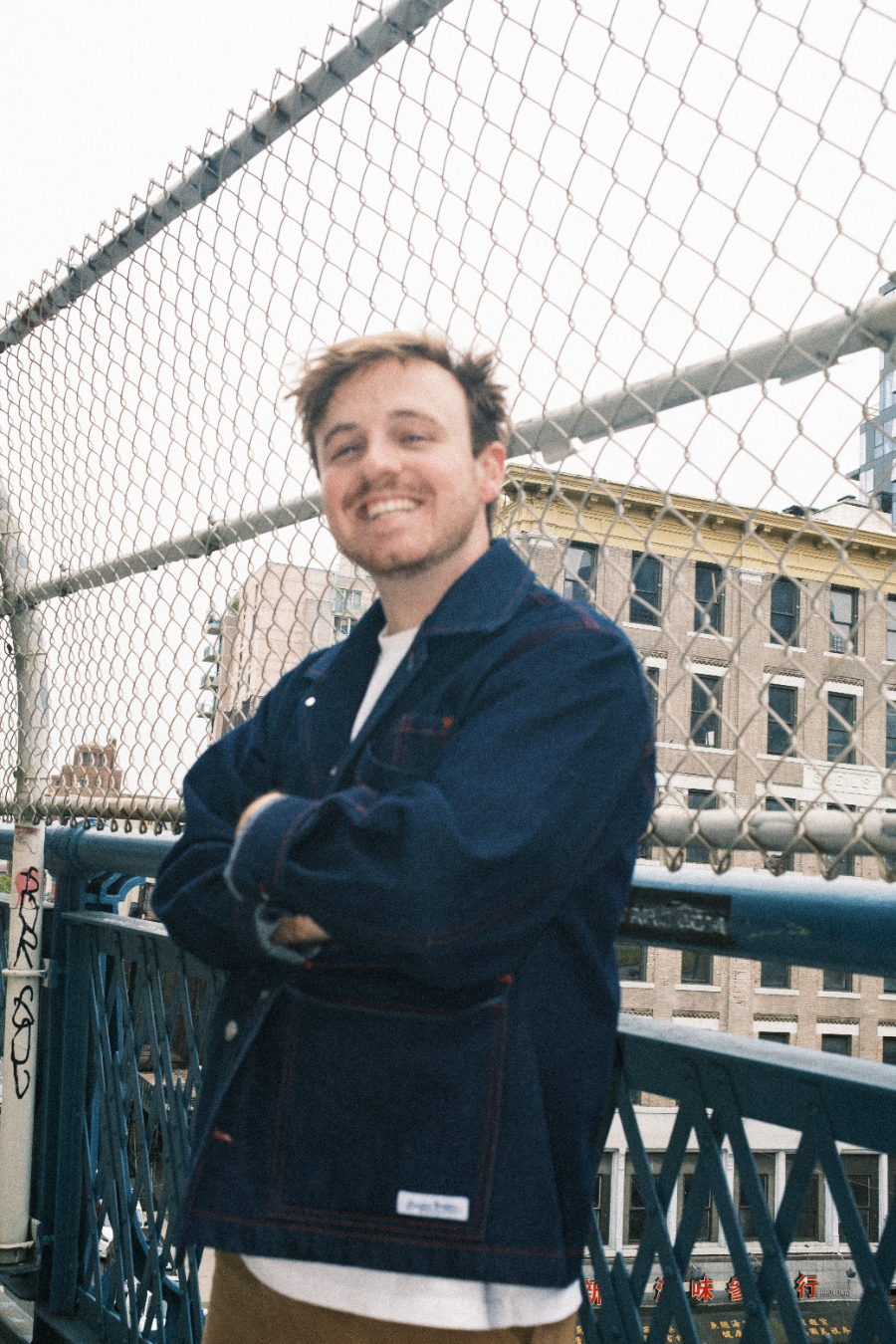 Patrick Linehan on set